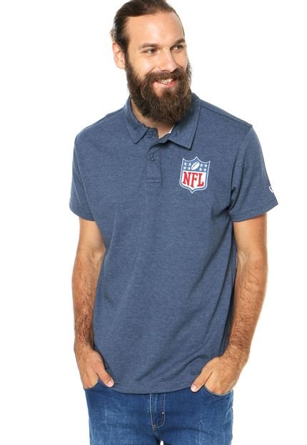 Camisa Polo New Era Basic NFL Azul - Marca New Era