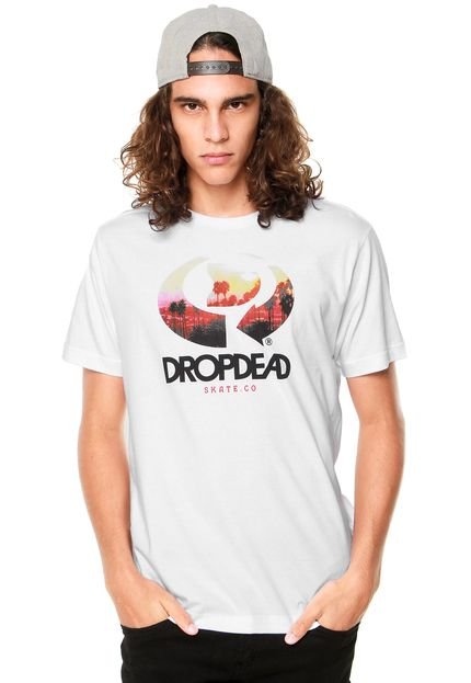 Camiseta Drop Dead Califa Love Branca - Marca Drop Dead