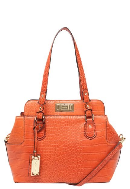 Bolsa Vogue Croco Laranja - Marca Vogue