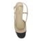 Sapato Slingback Bicolor Salto Baixo Via Marte Creme e Preto - Marca Via Marte