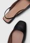 Sapatilha Forever 21 Slingback Preta - Marca Forever 21