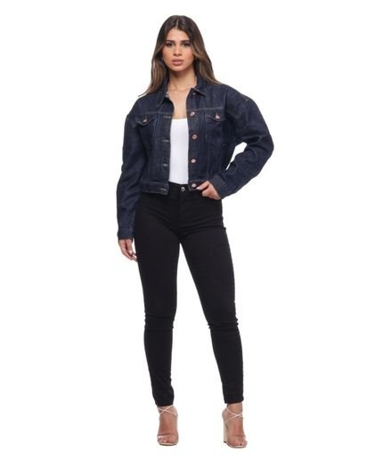 Jaqueta Feminina Jeans Midi Oversize Razon Jeans - Marca Razon Jeans