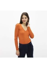 Sweater Básico Jersey COLOR-NARANJA-M
