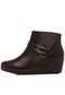 Bota Couro Comfortflex Fivela Marrom - Marca Comfortflex