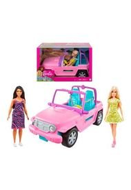 Barbie Jeep Con Muñeca Y Amiga Barbie
