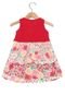 Vestido Elian Floral Infantil Vermelho - Marca Elian