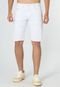 Bermuda Jeans Masculina Branca Desfiada Com Bolso Premium - Marca Zafina