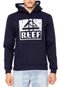 Moletom Flanelado Fechado Reef Hippie Logo Azul-Marinho  - Marca Reef