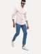 Camisa Tommy Hilfiger Masculina Regular Core Oxford Rosa Claro - Marca Tommy Hilfiger