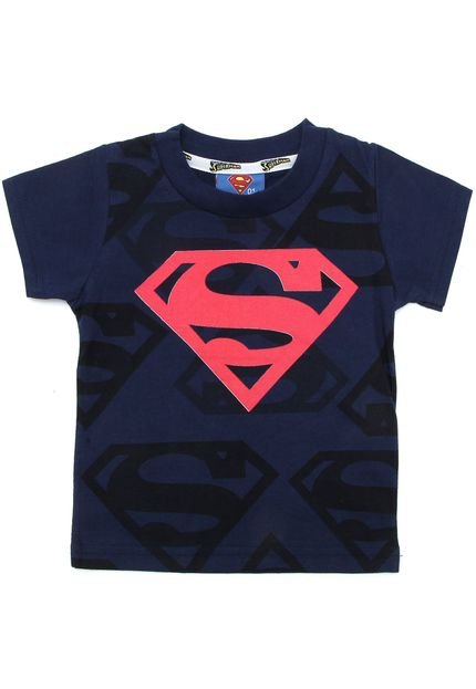 Camiseta Marlan Menino Superman Azul-Marinho - Marca Marlan