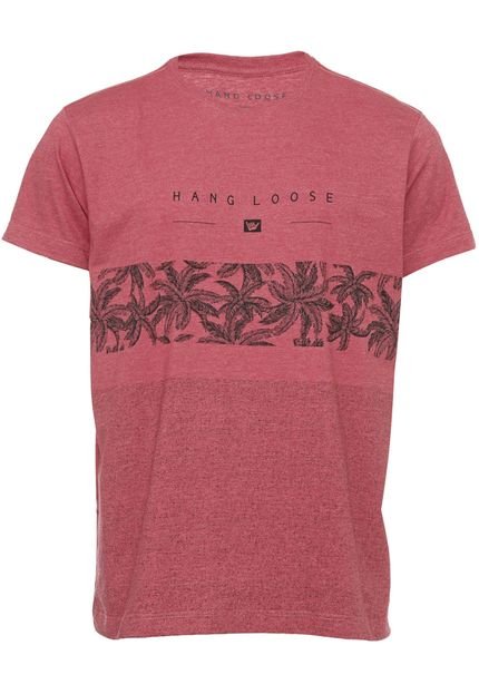 Camiseta Hang Loose Palmcore Vermelha - Marca Hang Loose