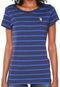 Camiseta U.S. Polo Listras Azul-Marinho - Marca U.S. Polo