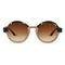 Óculos de Sol Life Redondo em Acetato Nude - Marca Life by Vivara
