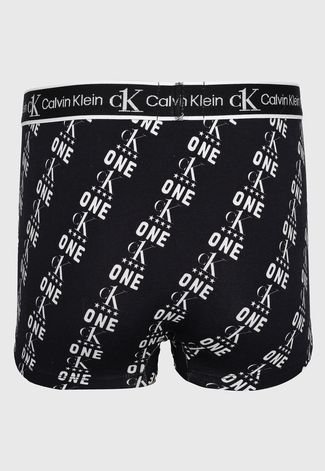 Cueca Calvin Klein Underwear Boxer Trunk Ck One Preta - Compre