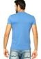Camiseta Lacoste Bordada Azul - Marca Lacoste