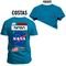 Camiseta Plus Size Unissex T-Shirt Premium Amerika Frente Costas - Azul - Marca Nexstar