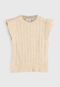 Blusa Name It Tricot Bege - Marca Name It