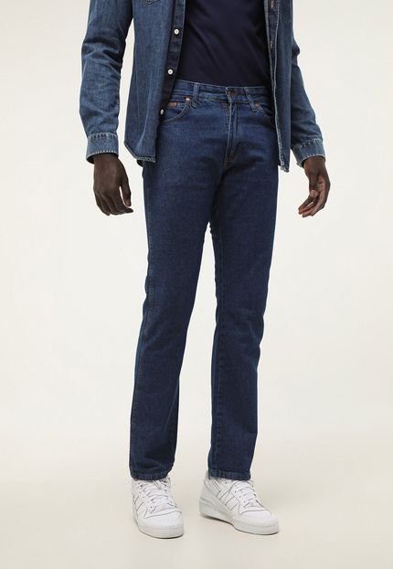 Calça Jeans Wrangler Reta Texas Cody Azul - Marca Wrangler