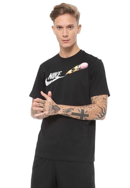 Camiseta Nike Sportswear Remix Preta - Marca Nike Sportswear