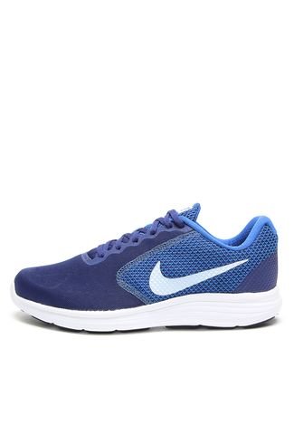 Tênis Nike Revolution 3 Azul/Branco