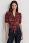 Camisa Lauren Ralph Lauren Estampada Vermelha - Marca Lauren Ralph Lauren