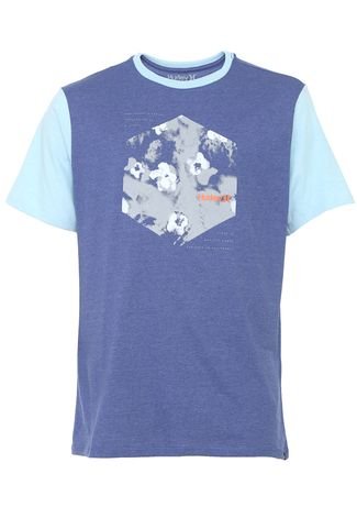 Camiseta Hurley Watercolor Azul