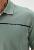 Camisa Polo Calvin Klein Jeans Reta Logo Verde - Marca Calvin Klein Jeans