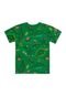 Conjunto Camiseta Dinos e Bermuda Infantil Bee Loop Verde - Marca Bee Loop