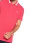 Camisa Polo Lacoste Frisos Rosa - Marca Lacoste