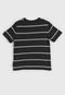 Camiseta Infantil GAP Listrada Preta - Marca GAP