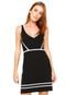 Vestido Curto Calvin Klein Jeans Recortes Preto - Marca Calvin Klein