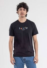 Camiseta Negro-Multicolor Levi's