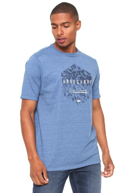 Camiseta WG Welcome Azul - Marca WG Surf