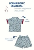 Pijama Infantil Eco&play Universo Azul - Marca Ecoeplay