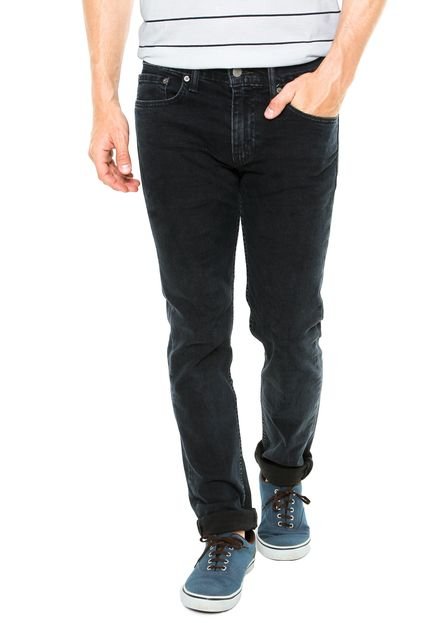 Calça Jeans Levis Skinny Estonada Amassado Azul - Marca Levis