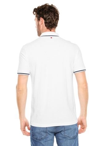 Camisa Polo Forum Slim Branca