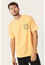 Polera Topman Oversized T-Shirt Circular Naranjo - Calce Oversize