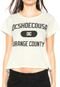 Camiseta Cropped DC Shoes Rollin Off White - Marca DC Shoes