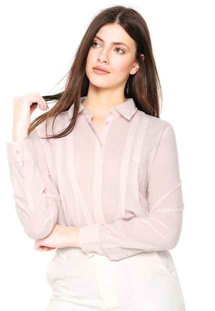 Camisa Lacoste Lisa Rosa - Marca Lacoste