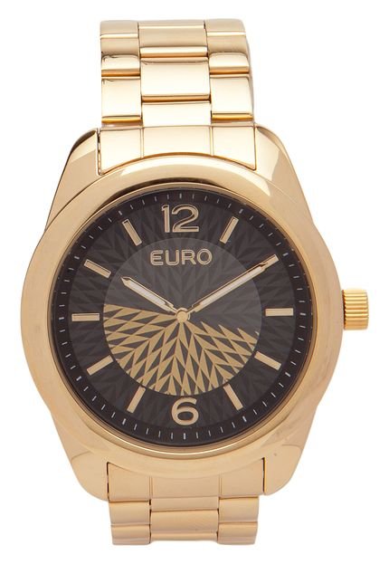 Relógio Euro EU2034AL/4P Dourado/Preto - Marca Euro