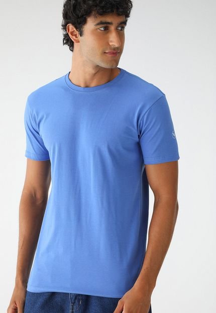 Camiseta Hang Loose Reta Lisa Azul - Marca Hang Loose