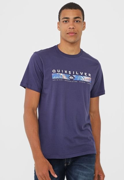 Camiseta Quiksilver Jungle Jim Azul-Marinho - Marca Quiksilver