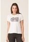 Camiseta Ecko Feminina Estampada Off White - Marca Ecko