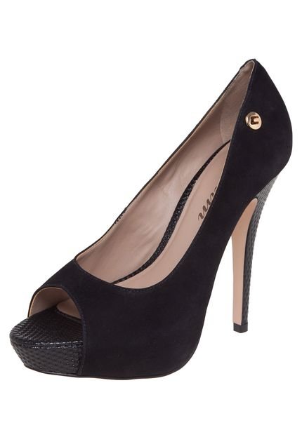 Peep Toe Carmim Bernardeti Preto - Marca Carmim