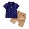 Conjunto Infantil Criança Menino Short   Camisa Polo - Marca Anjo da mamãe