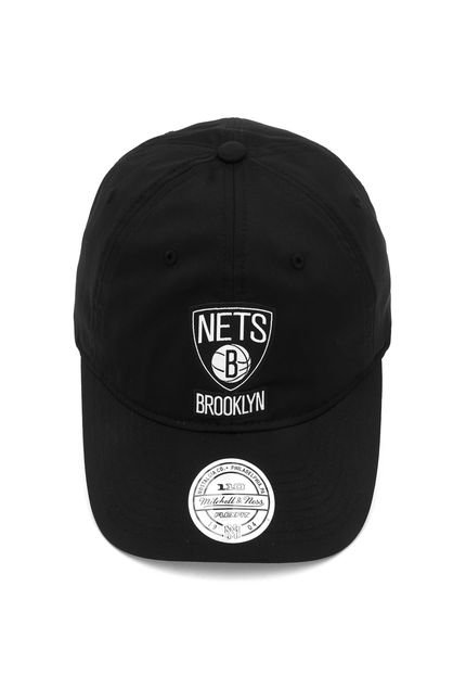 Boné Mitchell & Ness Brooklyn Nets Preto - Marca Mitchell & Ness