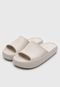 Chinelo Slide Colcci Liso Off-White - Marca Colcci