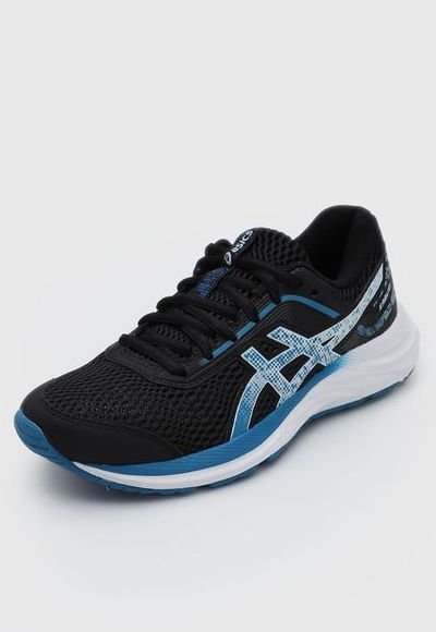 Tenis Running Negro Blanco Azul asics Kabuki Compra Ahora