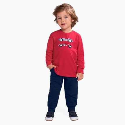 Camiseta Infantil Menino Milon Vermelho - Marca Milon