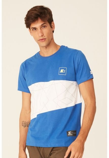 Camiseta Starter Recortada Black Label Azul - Marca STARTER